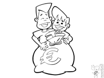 Cartoon, Lijntekening