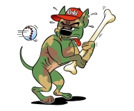 Minotaurus-Vormgeving-Roki-honkbal-hondenleven