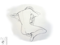 Modeltekening Houtskool